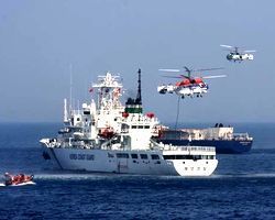 ПСКР «Буг» и патрульный корабль «Херлуф Бидструп» ФСБ России в Республике Корея. Деловой визит и совместные учения.