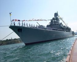 Президент Янукович о развитии партнерства флотов в День ВМС Украины.