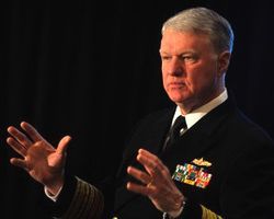 Адмирал Г.Рафхед хвалил ВМФ России и ВМС Китая, прося дополнительных ассигнований.